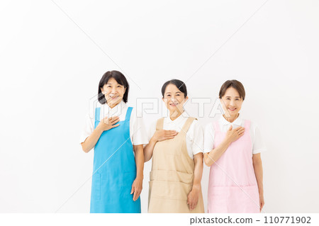 Housekeeping, Housekeeper, Woman in Apron 110771902