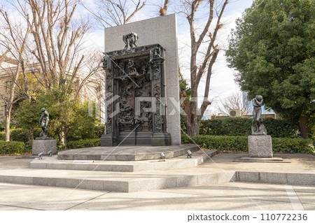 Auguste Rodin Sculpture "Gates of Hell" Tokyo, Japan Auguste Rodin Sculpture "Gates of Hell" Tokyo, Japan 110772236