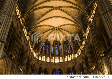 interiors and details of Saint Remi basilica, Reims, France interiors and details of Saint Remi basilica, Reims, France 110772424