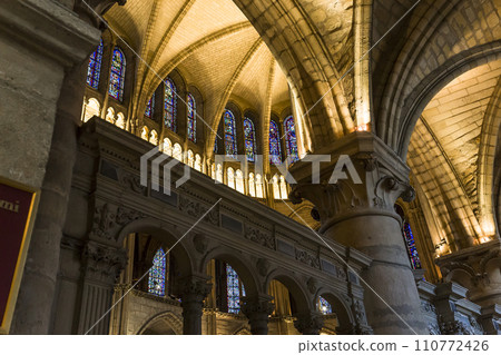 interiors and details of Saint Remi basilica, Reims, France interiors and details of Saint Remi basilica, Reims, France 110772426