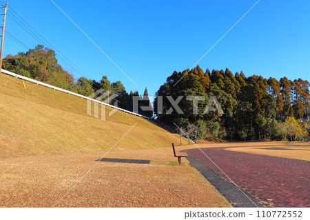 Park bench 110772552