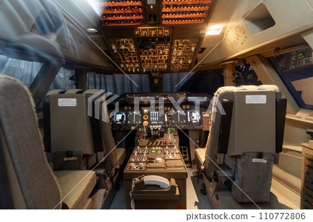 Airplane cockpit Museum of Aviation Science Airplane cockpit Museum of Aviation Science 110772806