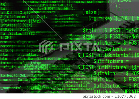 Image of IT development, system development, programming, program code, technology Image of IT development, system development, programming, program code, technology 110773368