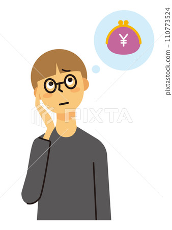 家庭主婦，女性，中年，煩惱，金錢，短髮 110773524