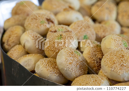 Crab shell yellow, sesame cake, scone, Taiwan, Taipei, カニのshell yellow, ゴマケーキ, バーベキュー, Taiwan, Taipei, cake, 110774227
