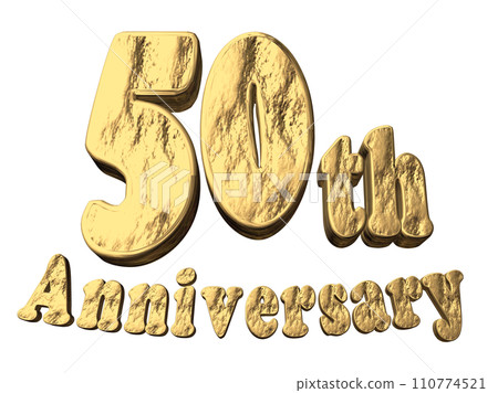 3DCG角色「50週年/50週年」金、金 3DCG角色「50週年/50週年」金、金 110774521