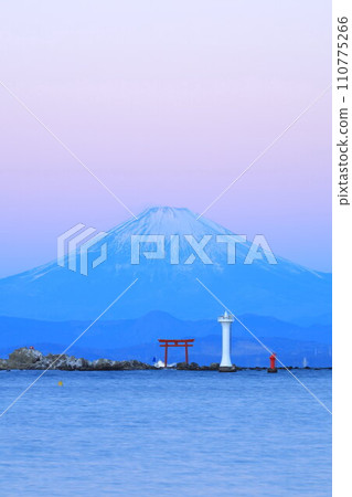 Venus Belt Fuji seen from Manase Coast Venus Belt Fuji seen from Manase Coast 110775266