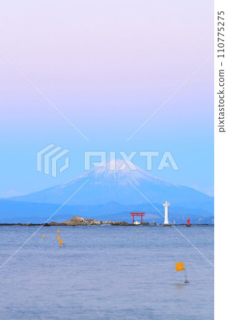 Venus Belt Fuji seen from Manase Coast Venus Belt Fuji seen from Manase Coast 110775275