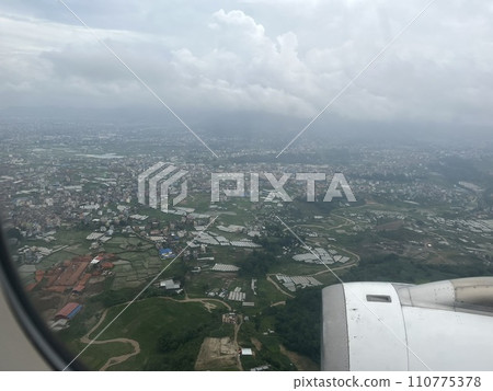 Kathmandu view from the plane Kathmandu view from the plane 110775378