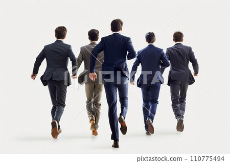 Running office worker AI generated image AI image Running office worker AI generated image AI image 110775494