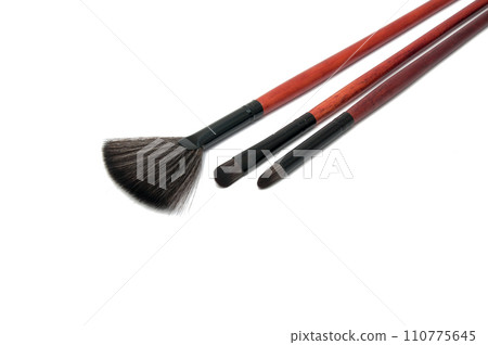 Brush for make up isolated on the white 110775645