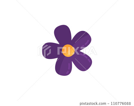 Purple flowers in realistic Purple flowers in realistic 110776088
