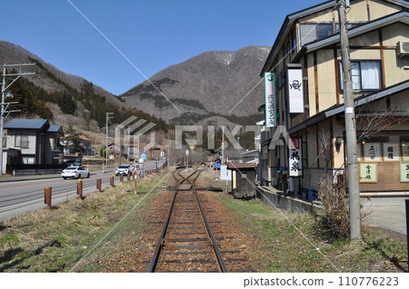 Aizu Railway Yunokami Onsen Station Aizu Railway Yunokami Onsen Station 110776223