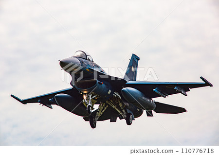 F-2 fighter jet landing F-2 fighter jet landing 110776718