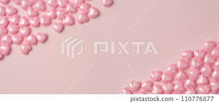 pink hearts on pink background pink hearts on pink background 110776877