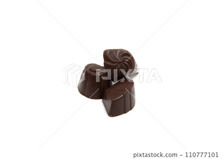 Chocolate tasty candies isolated Chocolate tasty candies isolated 110777101