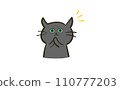 Illustration of a flashing naughty Russian blue 110777203