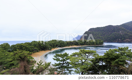 Scenery of Toda, Numazu City, Shizuoka Prefecture (winter) 110778671