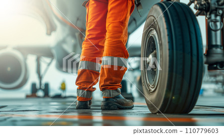 Efficient warehouse logistics processes automated by AI, warehouses and logistics that utilize the latest technology and artificial intelligence. AI image Efficient warehouse logistics processes automated by AI, warehouses and logistics that utilize the latest technology and artificial intelligence. AI image 110779603