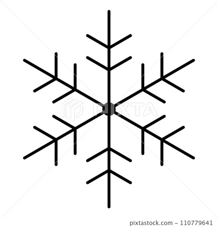 Thin snowflake background transparent Thin snowflake background transparent 110779641