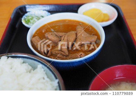 Offal stew set meal (Gunma/Nagai Shokudo) 110779889