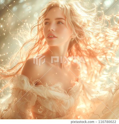 beautiful golden goddess 110780022