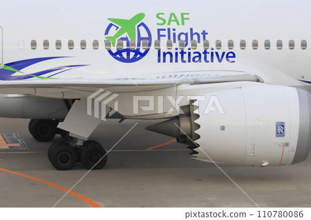 Jet engines using SAF 110780086