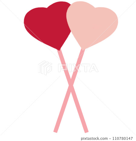 heart candy (2) Valentines Day Cute Illustration Clipart Valentine Clipart 110780147