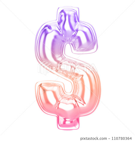 Balloon Number 3D Rendering Balloon Number 3D Rendering 110780364
