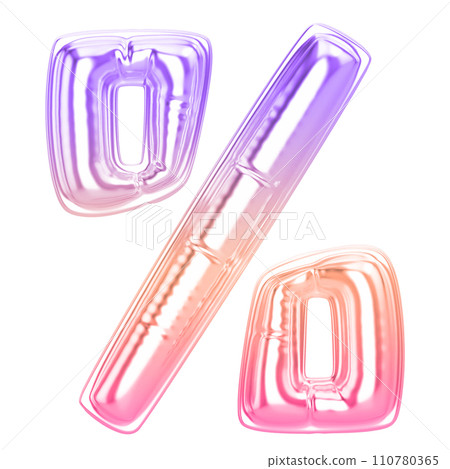 Balloon Number 3D Rendering Balloon Number 3D Rendering 110780365
