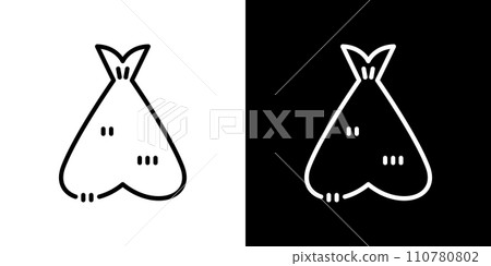 horse mackerel icon 110780802