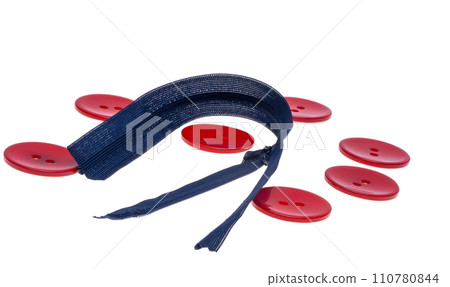 big red buttons isolated big red buttons isolated 110780844