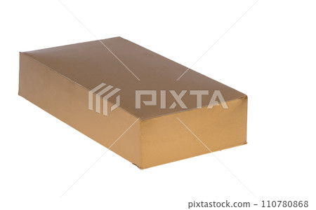 golden box isolated golden box isolated 110780868