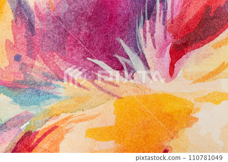 painted in watercolor on a white background. Hand painted watercolor background. Watercolor wash. painted in watercolor on a white background. Hand painted watercolor background. Watercolor wash. 110781049