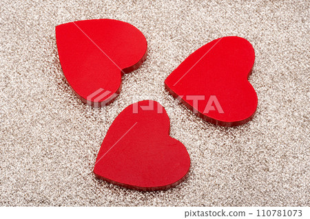 red hearts for Valentine's Day red hearts for Valentine's Day 110781073