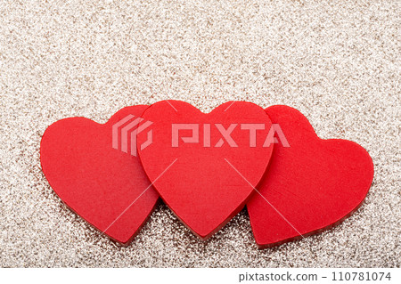 red hearts for Valentine's Day red hearts for Valentine's Day 110781074