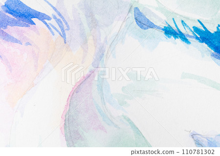 painted in watercolor on a white background painted in watercolor on a white background 110781302