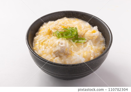 chicken dumpling porridge chicken dumpling porridge 110782304