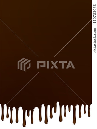 融化的巧克力背景素材 110783088