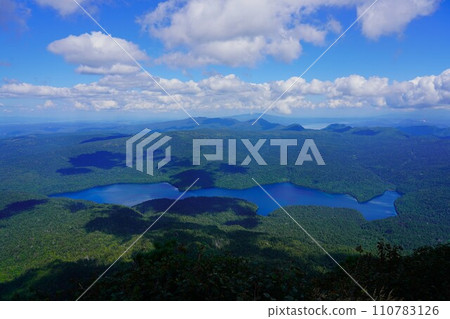 從奧坎達克山頂拍攝的 Penketo 從奧坎達克山頂拍攝的 Penketo 110783126