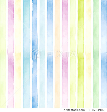 seamless watercolor cute childish pastel tone lines white background seamless watercolor cute childish pastel tone lines white background 110783902