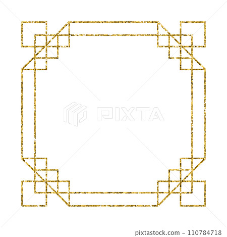 Chinese new year luxury gold frame ornament Chinese new year luxury gold frame ornament 110784718