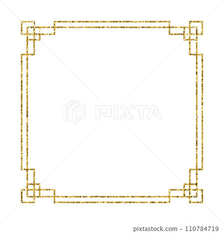 Chinese new year luxury gold frame ornament Chinese new year luxury gold frame ornament 110784719