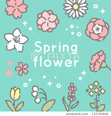Spring flower background_1 Spring flower background_1 110784846