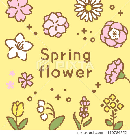 春天的花朵背景_4 春天的花朵背景_4 110784852