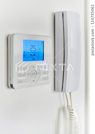 Video intercom and climate control view Video intercom and climate control view 110785062