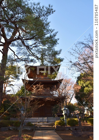 東京豪德寺的冬景 東京豪德寺的冬景 110785487