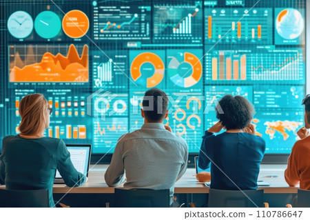 AI-generated content. Business finance chart document report. Generative AI AI-generated content. Business finance chart document report. Generative AI 110786647