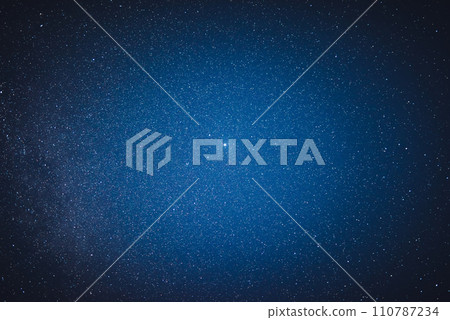 Far stars flooded dusk sky 110787234