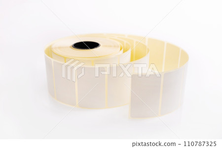 Roll with barcode stickers 110787325